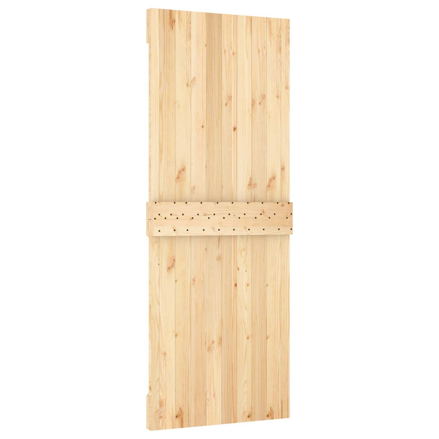 Door NARVIK Natural 31.50 x 82.68 in Solid Pine Wood