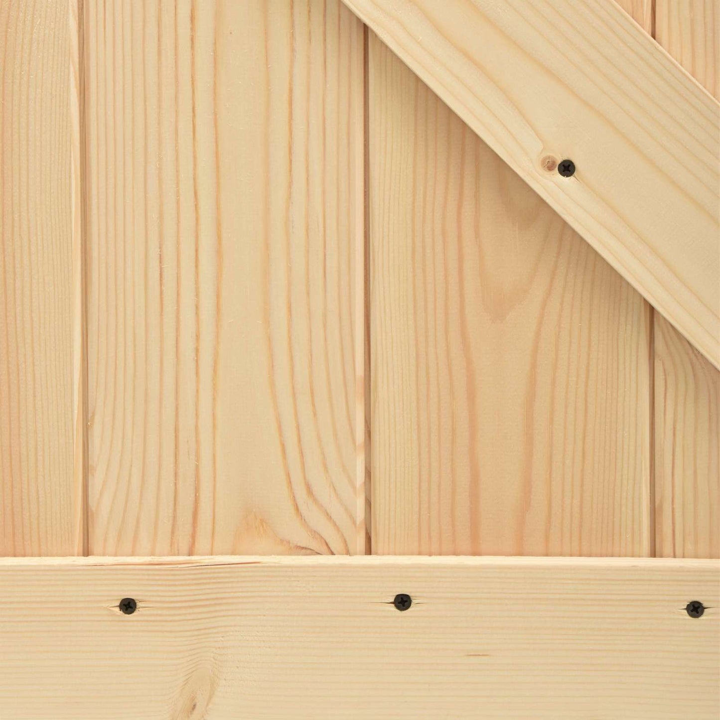 Door NARVIK Natural 33.46 x 82.68 in Solid Pine Wood