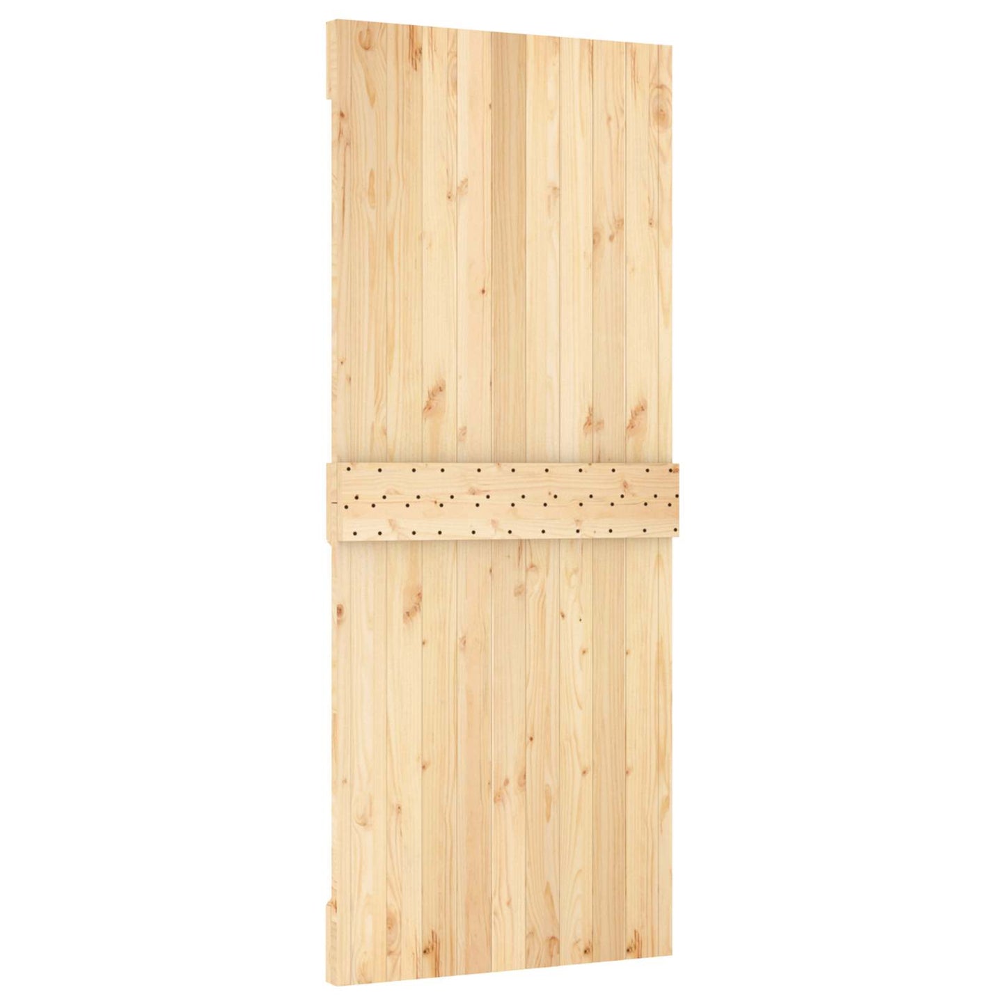 Door NARVIK Natural 33.46 x 82.68 in Solid Pine Wood