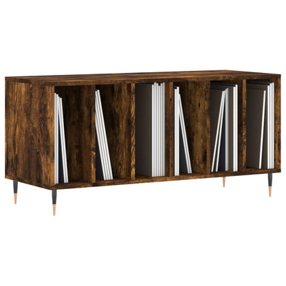 Record Cabinet Smoked Oak Engineered wood, iron Medium