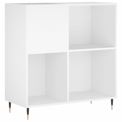 Record Cabinet White Engineered wood, iron Medium Record Cabinet