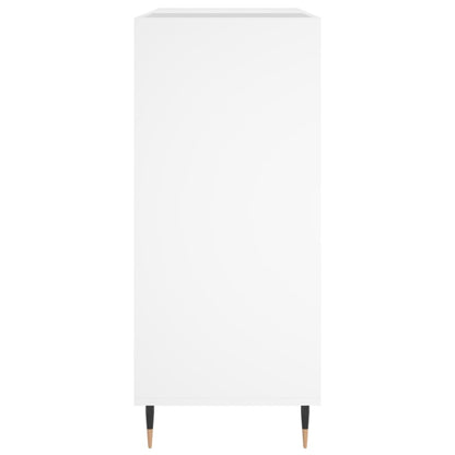 Record Cabinet White Engineered wood, iron Medium Record Cabinet