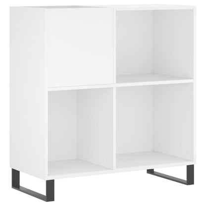 Record Cabinet White Engineered wood and iron Medium
