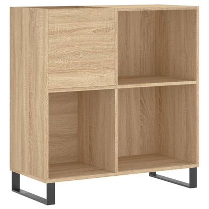 Record Cabinet Sonoma oak Engineered wood, iron Medium