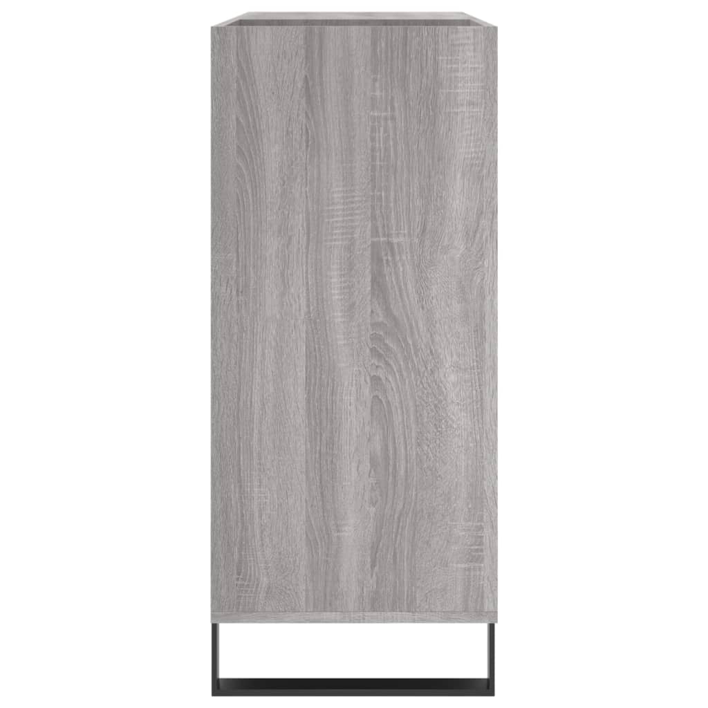 Record Cabinet Grey Sonoma Engineered wood Medium Record Cabinet