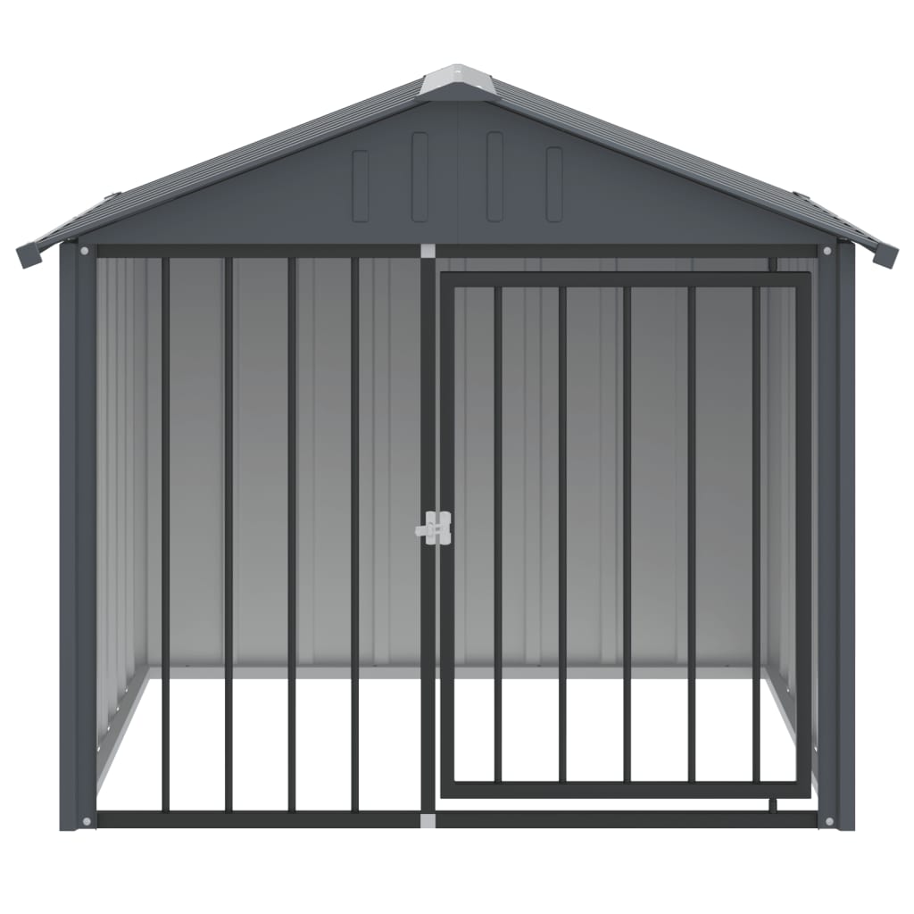 Dog House Black Galvanized steel 46.1x40.6x40.2 in Dog House
