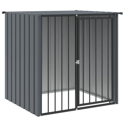 Dog House Black Galvanized Steel Large Durable Dog House
