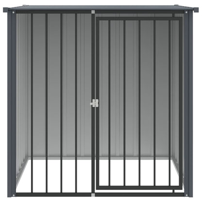 Dog House Black Galvanized Steel Large Durable Dog House