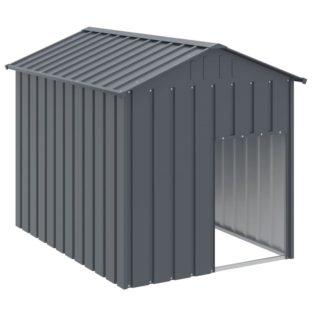 Dog House Anthracite Galvanized Steel Medium Durable Dog House
