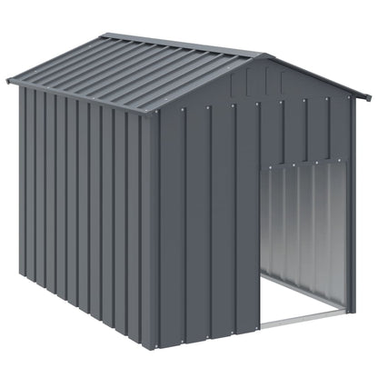 Dog House Anthracite Galvanized Steel Medium Durable Dog House