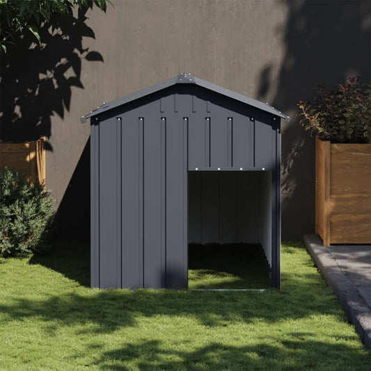Dog House Anthracite Galvanized Steel Medium Durable Dog House