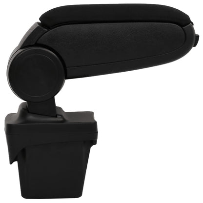 Car Armrest Black 5.1"x13"x(12.2"-18.9") ABS