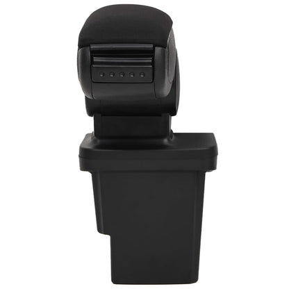 Car Armrest Black 6.7"x12.6"x(14.6"-20.9") ABS