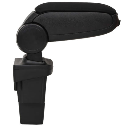 Car Armrest Black 6.7"x12.6"x(14.6"-20.9") ABS