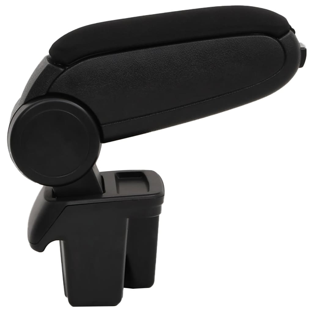 Car Armrest Black 5.9"x12.2"x(11"-17.3") ABS