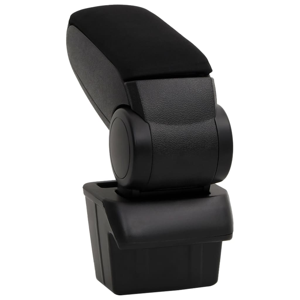 Car Armrest Black 5.9"x12.2"x(11"-17.3") ABS