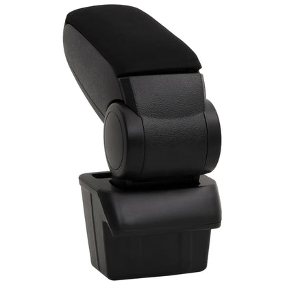 Car Armrest Black 5.9"x12.2"x(11"-17.3") ABS