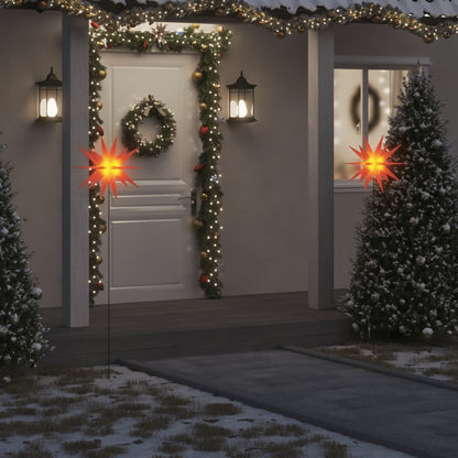 Christmas Light Set of 3 Red Polypropylene Medium Foldable