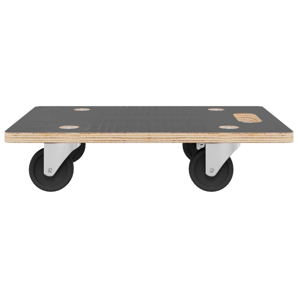 Transport Trolleys 2 pcs Rectangular 23.6"x15.7"x4.5" 551.2 lb