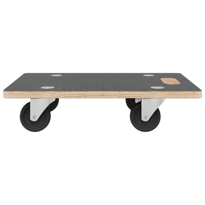 Transport Trolleys 2 pcs Rectangular 31.5"x21.7"x4.5" 551.2 lb