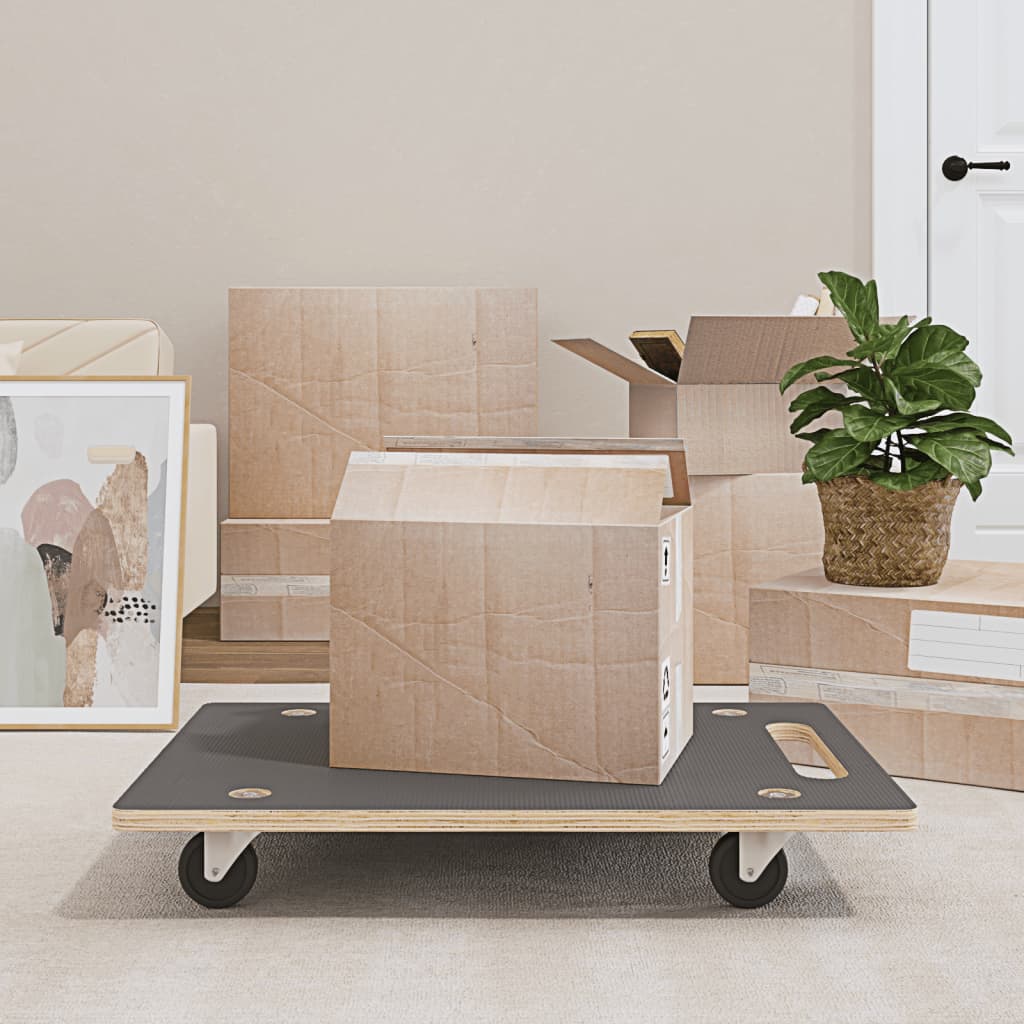 Transport Trolleys 2 pcs Rectangular 31.5"x21.7"x4.5" 551.2 lb