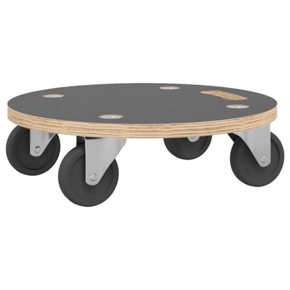 Transport Trolleys 2 pcs Round Ø15"x4.5" 551.2 lb