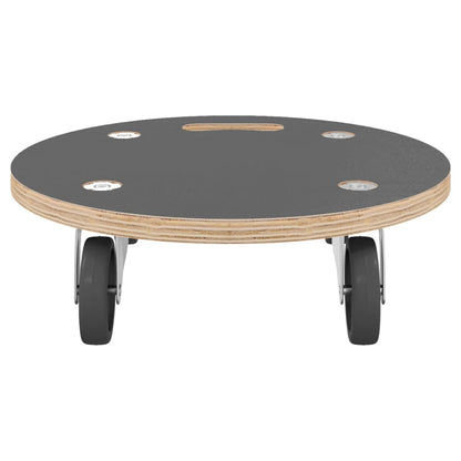 Transport Trolleys 2 pcs Round Ø15"x4.5" 551.2 lb