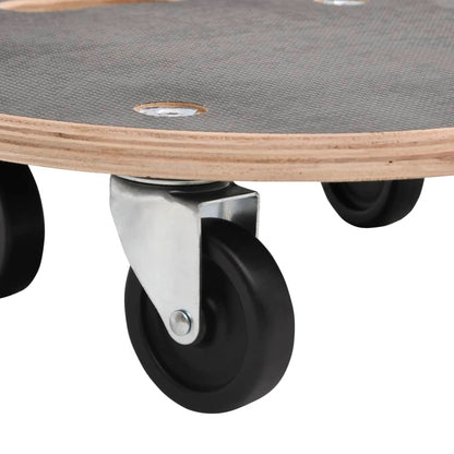 Transport Trolleys 2 pcs Round Ø15"x4.5" 551.2 lb
