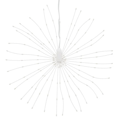 Christmas Starburst Light Set of 2 Cool White Copper Small