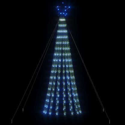 Led Christmas Tree Blue Copper, PVC, Iron Medium