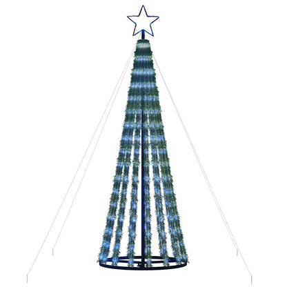 Led Christmas Tree Blue Copper, PVC, Iron Medium