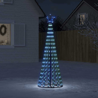 Led Christmas Tree Blue Copper, PVC, Iron Medium