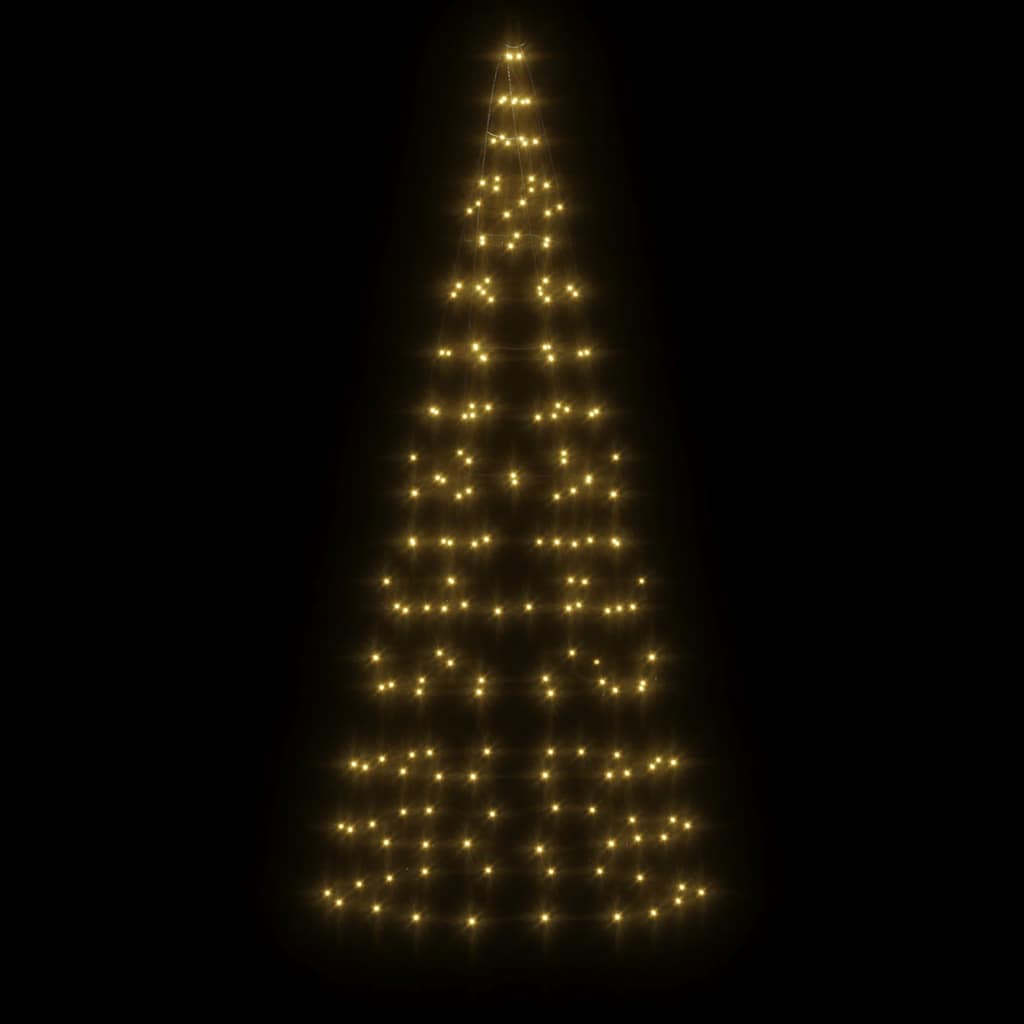 LED Christmas Tree Warm White, Dark Green Copper, Iron 70.9 in Tall