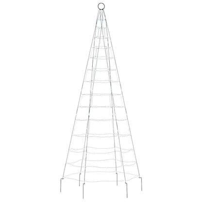 LED Christmas Tree Cool White, Dark Green Copper, Iron