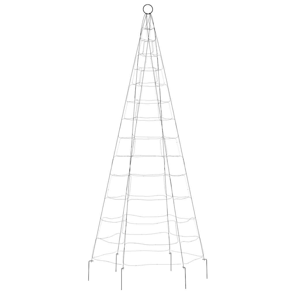 LED Christmas Tree Cool White, Dark Green Copper, Iron