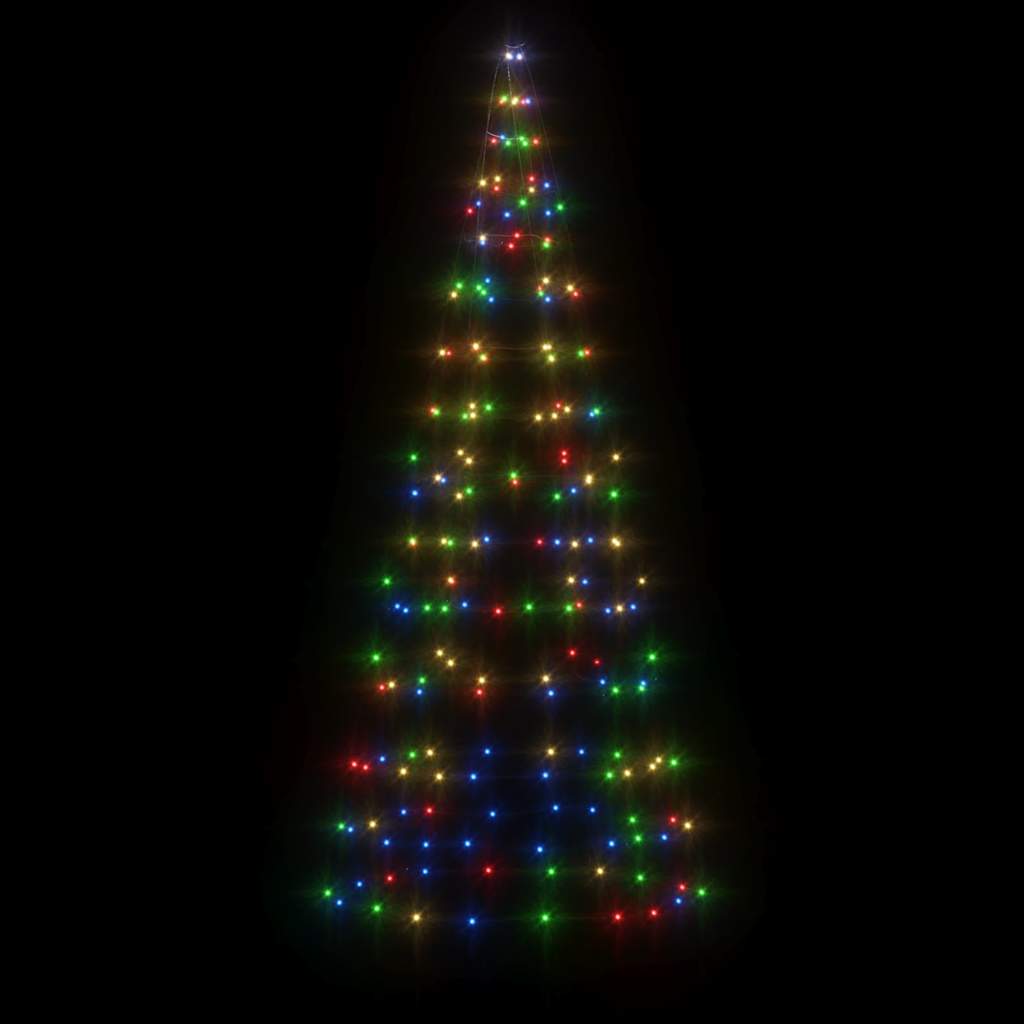 LED Christmas Tree Colorful Copper, Iron 70.9 in height