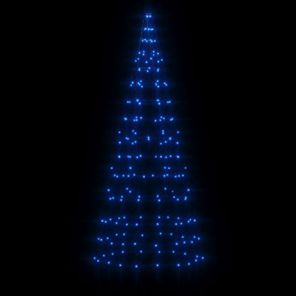 LED Christmas Tree Blue, Dark Green Copper, Iron Collapsible