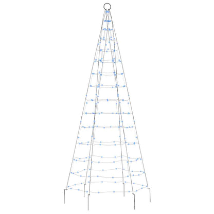 LED Christmas Tree Blue, Dark Green Copper, Iron Collapsible