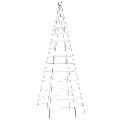 LED Christmas Tree Blue, Dark Green Copper, Iron Collapsible