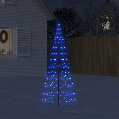 LED Christmas Tree Blue, Dark Green Copper, Iron Collapsible