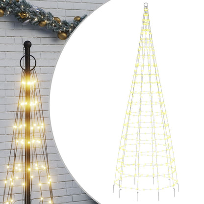 LED Christmas Tree Warm white, Dark green Copper, Iron 118.1 in