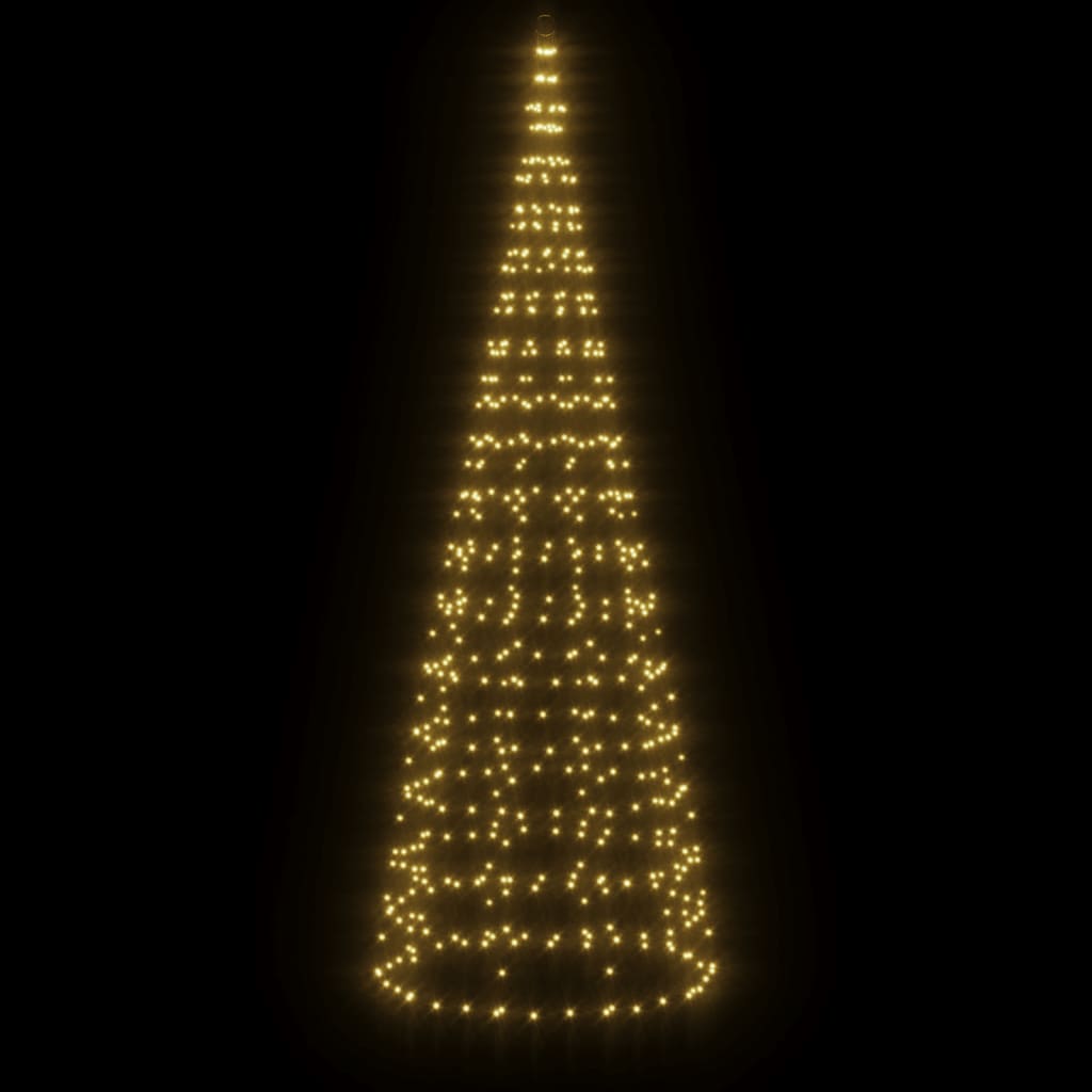 LED Christmas Tree Warm white, Dark green Copper, Iron 118.1 in