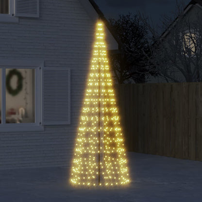 LED Christmas Tree Warm white, Dark green Copper, Iron 118.1 in