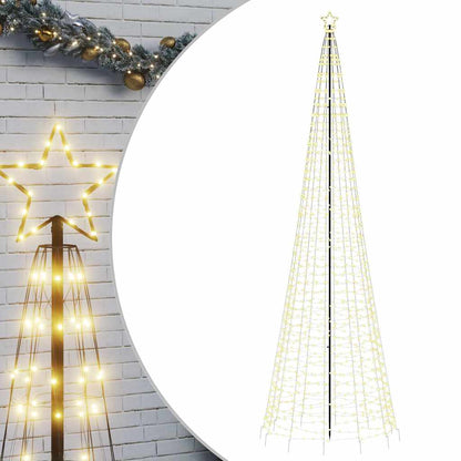 LED Christmas Tree Warm white Copper, Iron 196.9 inches