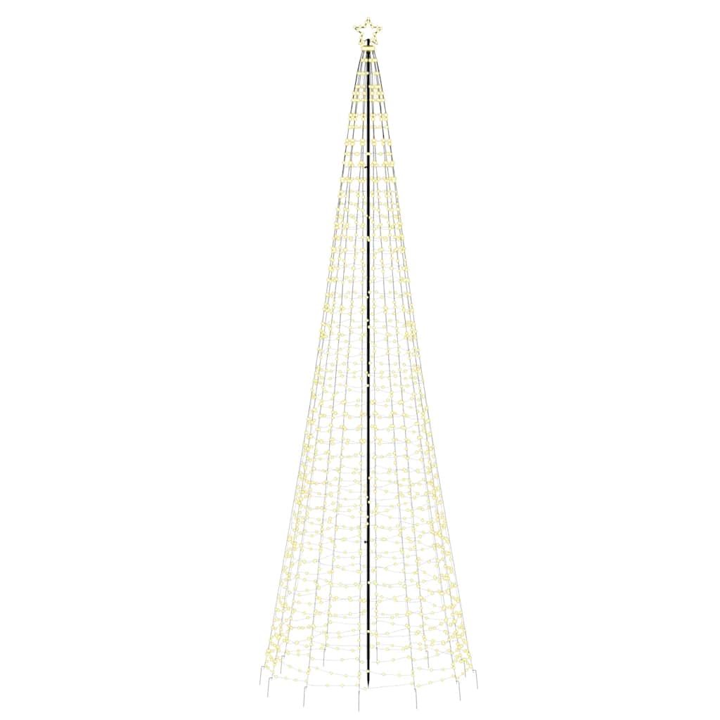 LED Christmas Tree Warm white Copper, Iron 196.9 inches
