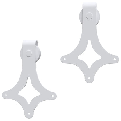 Sliding Door with Hardware Set 39.4x82.7" Solid Wood Pine