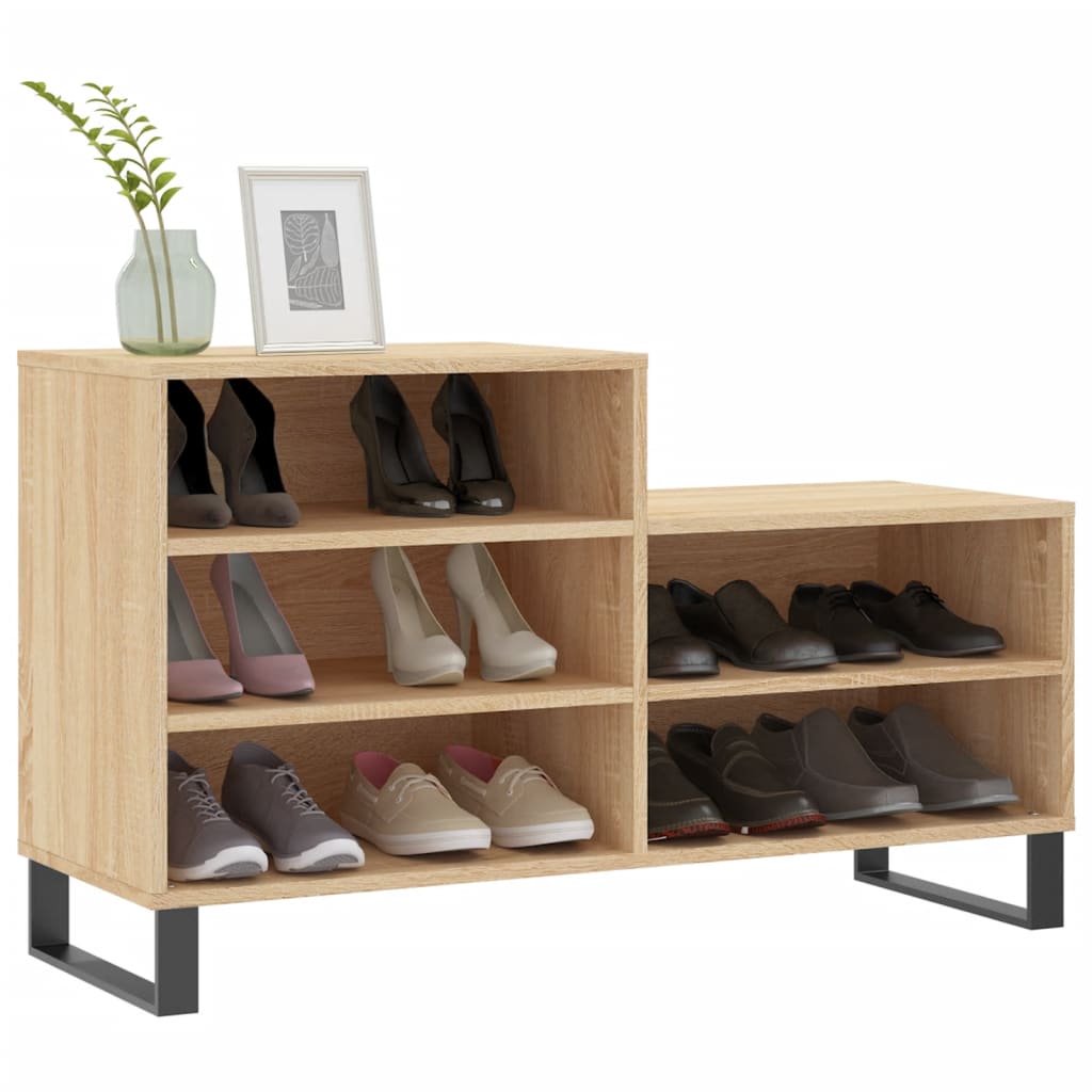 Shoe Cabinet Sonoma oak Engineered wood, metal Standard
