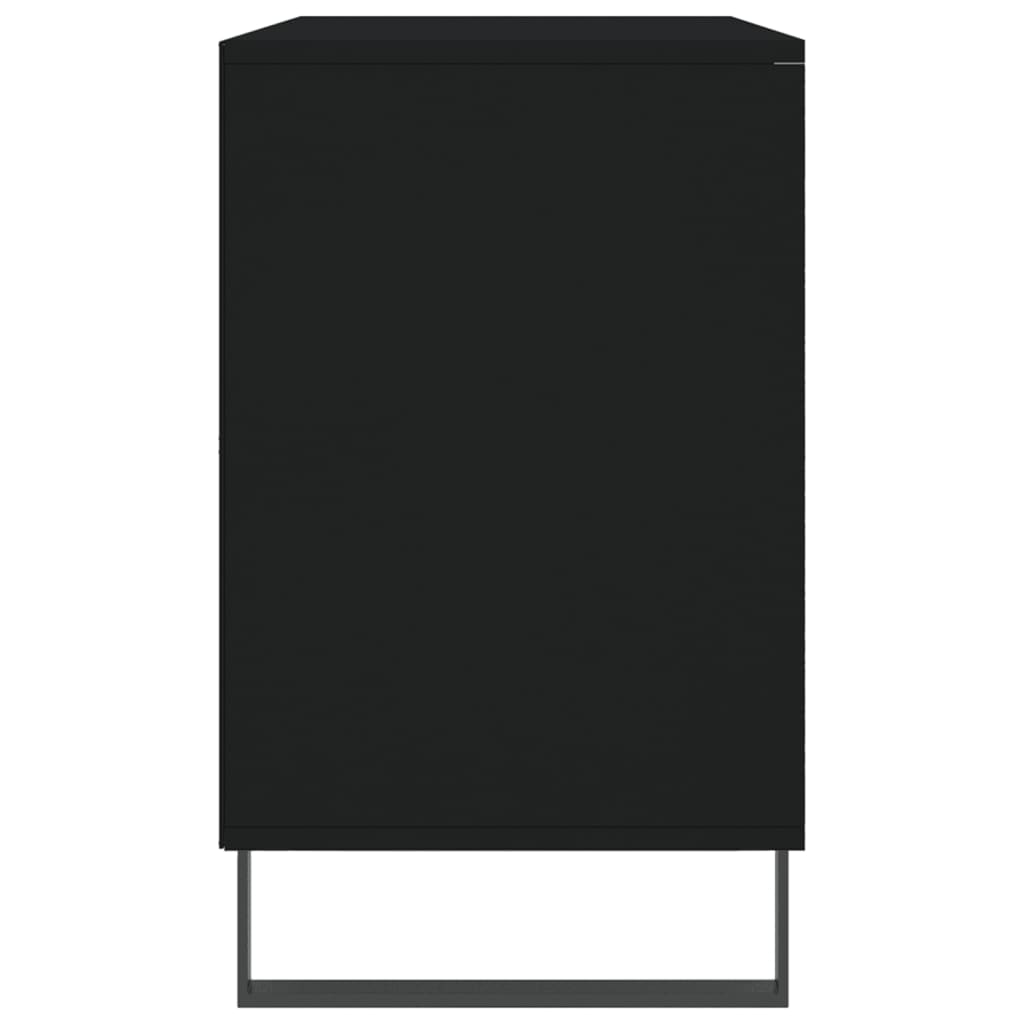 Shoe Cabinet Black Engineered wood, Metal Medium Shoe Cabinet