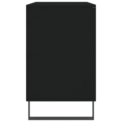 Shoe Cabinet Black Engineered wood, Metal Medium Shoe Cabinet