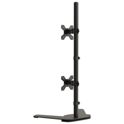 Dual Monitor Stand Black Steel VESA 75/3.94 "